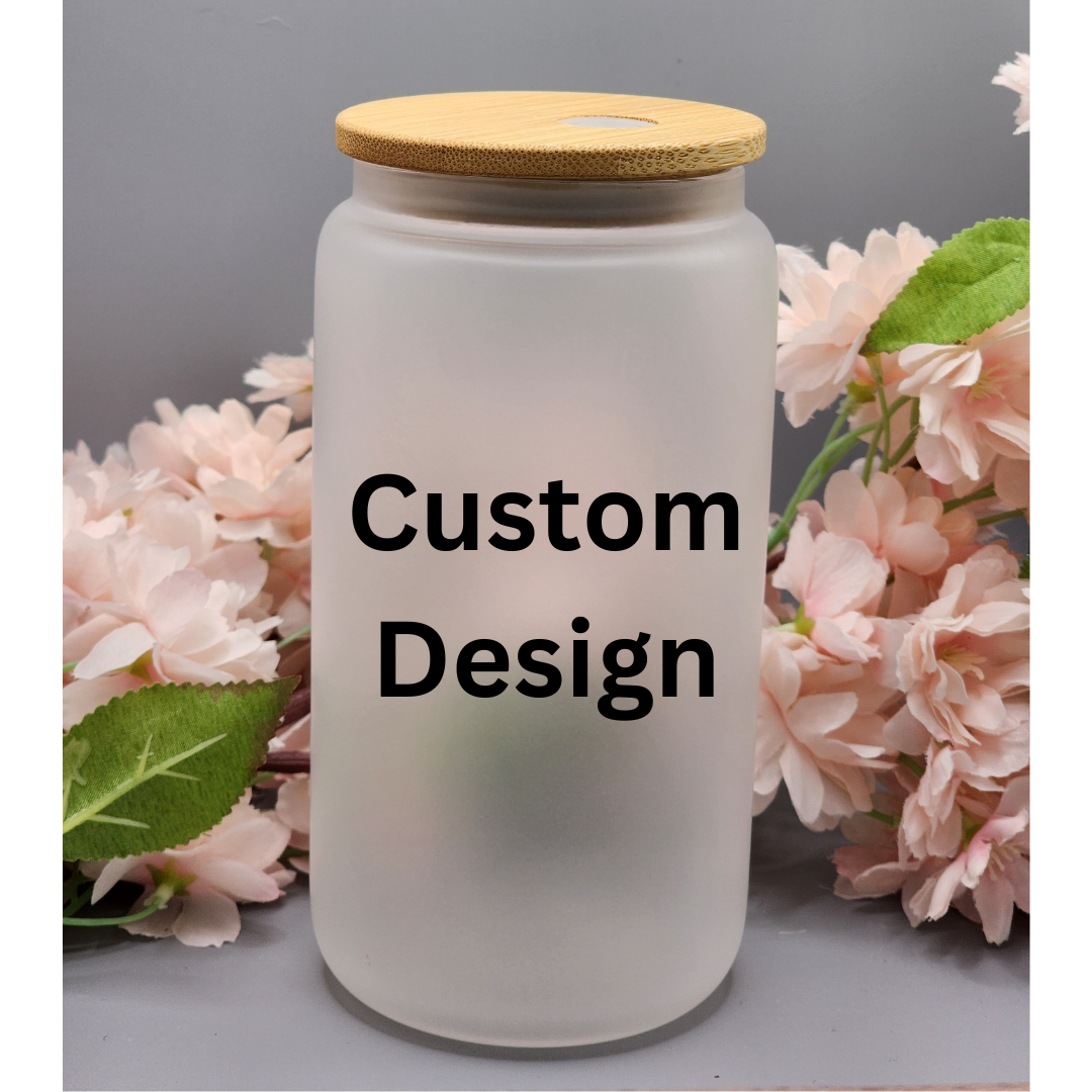 Custom Frosted Glass Cup
